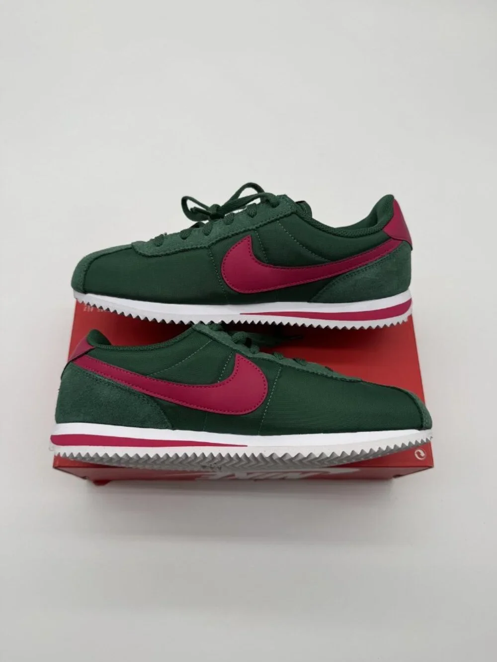 New Nike Cortez TXT GS Shoes Youth 5.5Y Green Pink IH7654 300 Running Sneakers